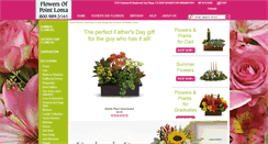 Desktop Screenshot of flowersofpointloma.biz